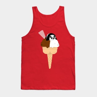 Triple Bear Scoop Tank Top